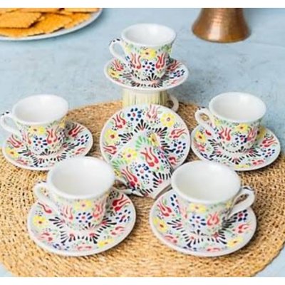 6lı Dantelli Fincan Seti
