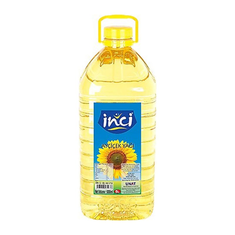 Inci Ayçiçek Yağı Dar Pet 5 Lt