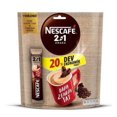 Nescafe Sütlü Köpüklü 3'ü 1 Arada 17.4 gr 20'li