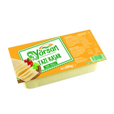 YÖRSAN TAM YAĞLI TAZE KAŞAR 600 GR
